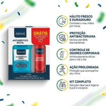 Kit com 6un Enxaguante Above + Deo Pocket Women Grátis Kit com 6un Enxaguante Above + Deo Pocket Women Grátis