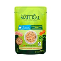 Kit com 6un - guabi natural sache cao ad frango cereais 100g (043321)