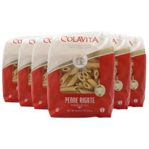 Kit Com 6Un Macarrão Penne Rigate Colavita Grano Duro 500G