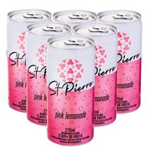 Kit Com 6Un Refrigerante Pink Lemonade St Pierre Lata 270Ml