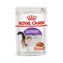 Kit com 6un - royal canin sache wet sterilised molho feline 85g (015732)