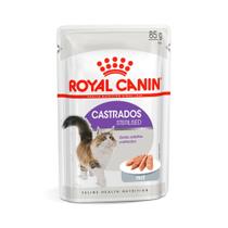 Kit com 6un - royal canin sache wet sterilised pate feline 85g (047392)