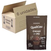 Kit Com 6Und Cacau Em Pó Alcalino 100% Qualicau 200G