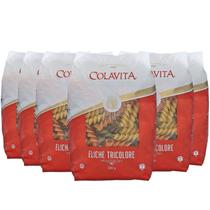 Kit Com 6Und Massa Eliche Tricolore Colavita Grano Duro 500G