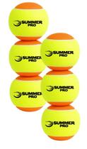 Kit com 6x Bolinhas de Beach Tennis Summer Pro - Pacote com 6 unidades