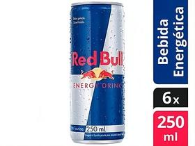 Kit Com 6x Energy Drink Red Bull 250ml Kit Com 6x Energy Drink Red Bull 250ml