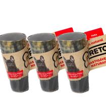 Kit com 7 Chifres Bovinos para Roer Puretoy para cães