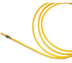 Kit com 7 Conduíte Guia de Teflon para Tocha MIG MAG 3 Metros Para Arame 0,8mm a 1,6mm