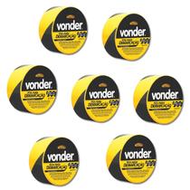 Kit com 7 Fitas para Demarcação Adesiva 48mmx30m Zebrada - Vonder