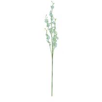 Kit Com 7 Haste Flor Artificial Chuva De Ouro 95Cm Branco