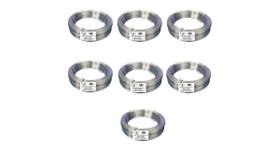 Kit com 7 kg de arame liso galvanizado - bwg20-0,89mm - jst Kit com 7 kg de arame liso galvanizado - bwg20-0,89mm - jst