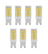 Kit com 7 Lâmpadas Led Halopim 5w Bivolt Soquete G9