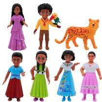 Kit com 7 Personagem Bonecos 8cm Desenho Encanto Disney