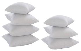 Kit Com 7 Refis De Almofada 55x55 Silicone Para Capas 50cm Kit Com 7 Refis De Almofada 55x55 Silicone Para Capas 50cm