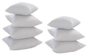 Kit Com 7 Refis De Almofada 55x55 Silicone Para Capas 50cm Kit Com 7 Refis De Almofada 55x55 Silicone Para Capas 50cm