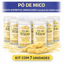 Kit com 7 Unidades Pó de Mi co Limpeza Espiritual Proteção Energia Ritualística