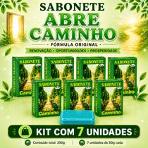 Kit com 7 Unidades Sabonete Abre Caminho Renovação Prosperidade Abertura de Caminhos