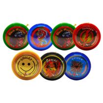 Kit com 7 YoYos York Smiley Profissionais Eixo Fixo para Desempenho e Truques Kit com 7 YoYos York Smiley Profissionais Eixo Fixo para Desempenho e Truques