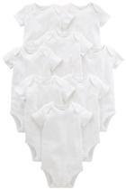 Kit com 8 Bodies Manga Curta Branco Simple Joys 6-9 Meses Kit com 8 Bodies Manga Curta Branco Simple Joys 6-9 Meses