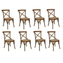 Kit com 8 Cadeiras de Jantar Katrina Kit com 8 Cadeiras de Jantar Katrina
