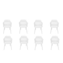 Kit com 8 Cadeiras Mena para Sala de Jantar Kit com 8 Cadeiras Mena para Sala de Jantar