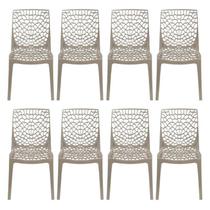 Kit com 8 Cadeiras para Sala de Cadeira Gruvyer Kit com 8 Cadeiras para Sala de Cadeira Gruvyer