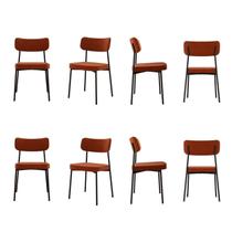 Kit com 8 Cadeiras para Sala de Jantar Mona Yescasa Kit com 8 Cadeiras para Sala de Jantar Mona Yescasa