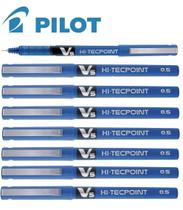Kit Com 8 Canetas Pilot Hi Tecpoint V5 Azul Kit Com 8 Canetas Pilot Hi Tecpoint V5 Azul