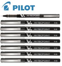 Kit Com 8 Canetas Pilot Hi Tecpoint V5 Preta