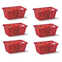 Kit Com 8 Cesta Organizadora M Em Polipropileno N356- Niquelart