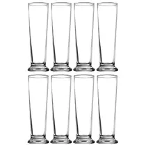 Kit com 8 Copos P/ Cerveja Chopp 250ml Vidro Drink Bar Refrigerante