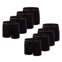 Kit Com 8 Cuecas Box Masculina Trifil Sem Costura Microfibra Lisa Básica Original Kit Com 8 Cuecas Box Masculina Trifil Sem Costura Microfibra Lisa Básica Original