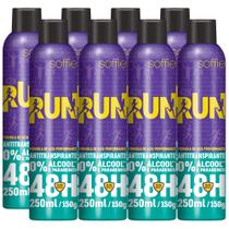 Kit com 8 Desodorantes Antitranspirantes Soffie RUN