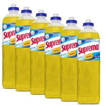 Kit Com 8 Detergente Lava Louças Cozinha Liquido Suprema Neutro 500ml Kit Com 8 Detergente Lava Louças Cozinha Liquido Suprema Neutro 500ml