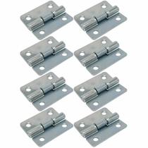 Kit Com 8 Dobradiça Zincada Santo Angelo Para Hard Cases Racks