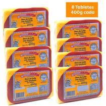 Kit com 8 Doces de Leite c/ Goiabada Tablete Doces Uai 400g Kit com 8 Doces de Leite c/ Goiabada Tablete Doces Uai 400g