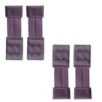 Kit com 8 extensores elásticos para Soutien - Extensor elástico para sutiã - Modelo com 2 ganchos e