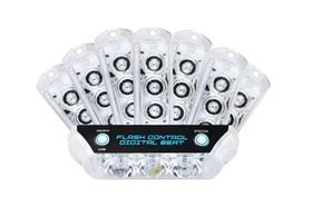 Kit Com 8 Faróis Zendel Digital Led Ultra Vu Efeitos 3 Leds