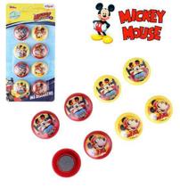 Kit com 8 imãs prendedor fixador magnético multiuso mickey mouse - ETIPEL