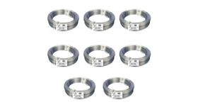 Kit com 8 kg de arame liso galvanizado - bwg18-1,24mm - jst Kit com 8 kg de arame liso galvanizado - bwg18-1,24mm - jst