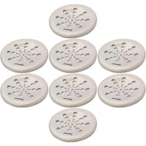 Kit com 8 kimetais gr000003 grelha inox 430 redonda 15cm abre/fecha a430 gre Kit com 8 kimetais gr000003 grelha inox 430 redonda 15cm abre/fecha a430 gre