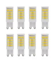 Kit com 8 Lâmpadas Halopin G9 Led 5W 3000K ou 6000K Kit com 8 Lâmpadas Halopin G9 Led 5W 3000K ou 6000K