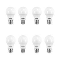 Kit com 8 Lâmpadas LED BULBO TKL 80 - 12W Bivolt Taschibra