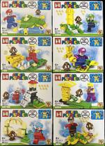 Kit Com 8 Lego Super Mario Barato - 351 peças - Coleção Completa MG1581 - MG BLOCK