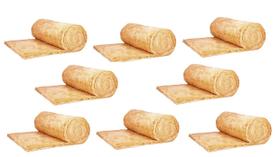 Kit Com 8 Mantas De Vidro 1200x600x25 Isolamento Acústico Térmico Estúdio Igreja Escapamento De Moto