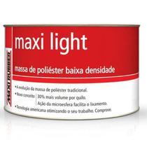 Kit com 8 massa poliester maxi light maxi rubber Kit com 8 massa poliester maxi light maxi rubber