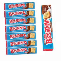 Kit Com 8 Pacotes Biscoito Passatempo Chocolate 130G Nestlé Kit Com 8 Pacotes Biscoito Passatempo Chocolate 130G Nestlé