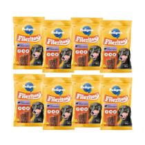 Kit com 8 pacotes Petisco Pedigree Filezitos Bifinho de Churrasco 60g para cachorro Kit com 8 pacotes Petisco Pedigree Filezitos Bifinho de Churrasco 60g para cachorro