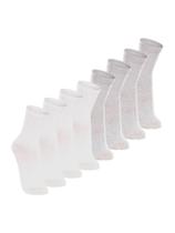 Kit com 8 Pares de Meias Cano Longo Lupo 4575-088 Colorido