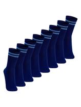 Kit com 8 Pares de Meias Esportiva Cano Longo Lupo 3292-009